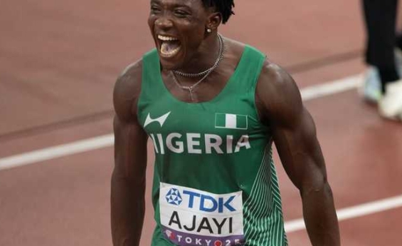 NIGERIA’S KAYINSOLA AJAYI BECOMES WORLD’S FASTEST MAN IN 2026