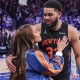 KARL-ANTHONY TOWNS PRAISES FIANCEE JORDYN WOODS FOR HER SUPPORT AFTER HIS MOTHER’S DEATH   