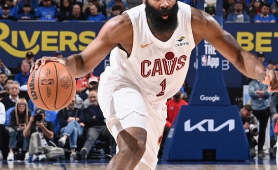 JAMES HARDEN STARS AS CAVALIERS TAKE 3-2 SERIES  LEAD OVER PISTONS AFTER OVERTIME WIN