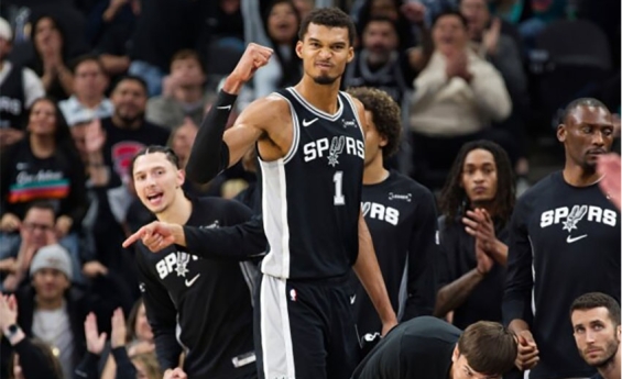 VICTOR WEMBANYAMA SHINES AS SPURS PUSH THUNDER TO GAME 7