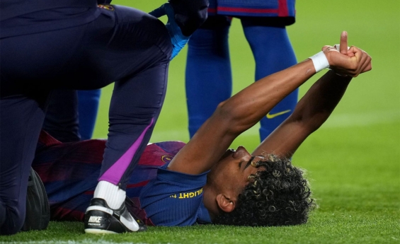 LAMINE YAMAL INJURED WHILE SCORING A DECISIVE PENALTY FOR FC BARCELONE