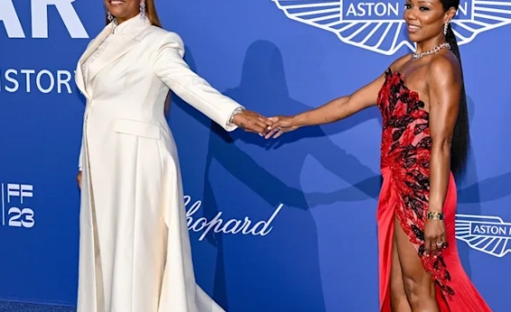 QUEEN LATIFAH, EBONI NICHOLS’ SON REBEL MAKES RED CARPET DEBUT AT AMAS 2026