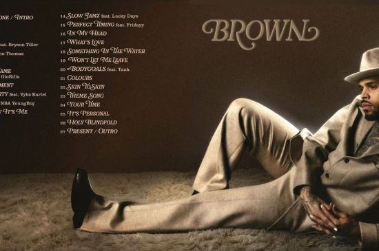 CHRIS BROWN UNVEILS BROWN ALBUM TRACKLIST 