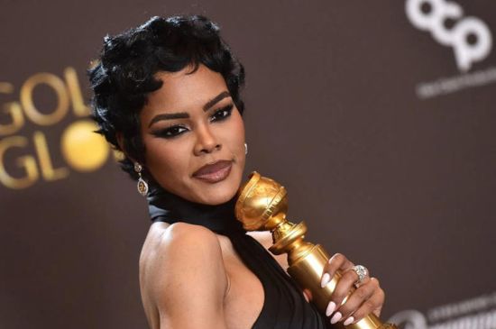TEYANA TAYLOR CLAPS BACK AT CRITICS FOLLOWING 2026 OSCARS CONTROVERSY.